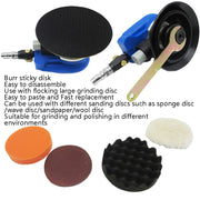 Pneumatic Sandpaper Machine Car Polishing Machine Grinding Machine Waxing Machine, Model: 5inch Regular
