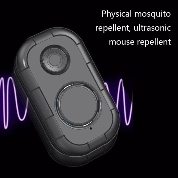 H20 Ultrasonic USB Mosquito Repellent Portable Outdoor Mini Insect Repellent(Black)
