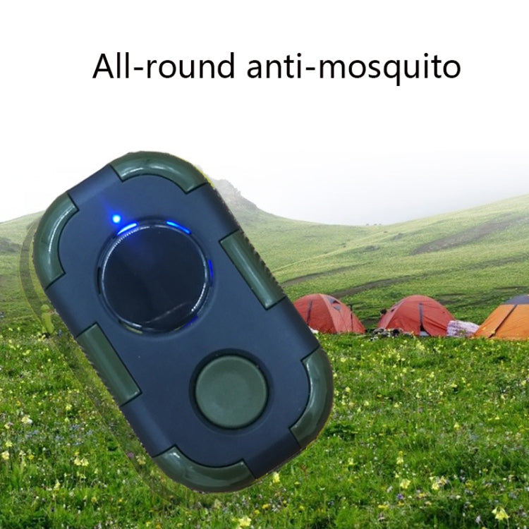 H20 Ultrasonic USB Mosquito Repellent Portable Outdoor Mini Insect Repellent(Black)