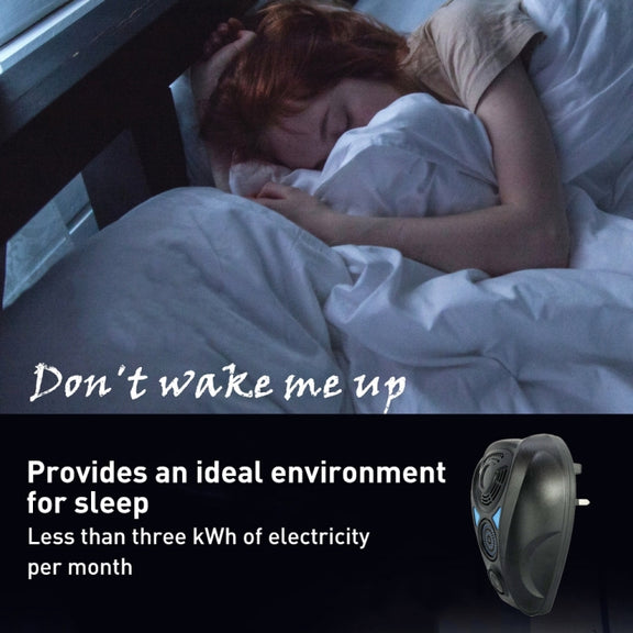PR-1929 Ultrasonic Mouse Repellent Mosquito Repellent, Product Specifications: US Plug(Black)