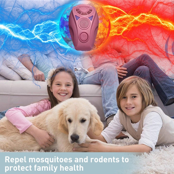 PR-1929 Ultrasonic Mouse Repellent Mosquito Repellent, Product Specifications: US Plug(Black)
