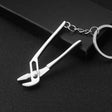 10 PCS Tool Metal Keychain Car Key Ring Pendant, Colour: H-541 Crooked Nose Pliers - Key Rings by PMC Jewellery | Online Shopping South Africa | PMC Jewellery | Buy Now Pay Later Mobicred
