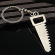 10 PCS Tool Metal Keychain Car Key Ring Pendant, Colour: H-401 Saw - free shipping - PMC Jewellery - Order now!