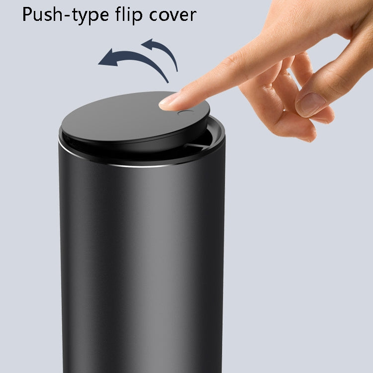 BEN.JACK Car Trash Can Multi-Function Storage Box In Car(Silver With 35 Garbage Bags)