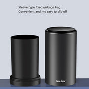 BEN.JACK Car Trash Can Multi-Function Storage Box In Car(Silver With 35 Garbage Bags)