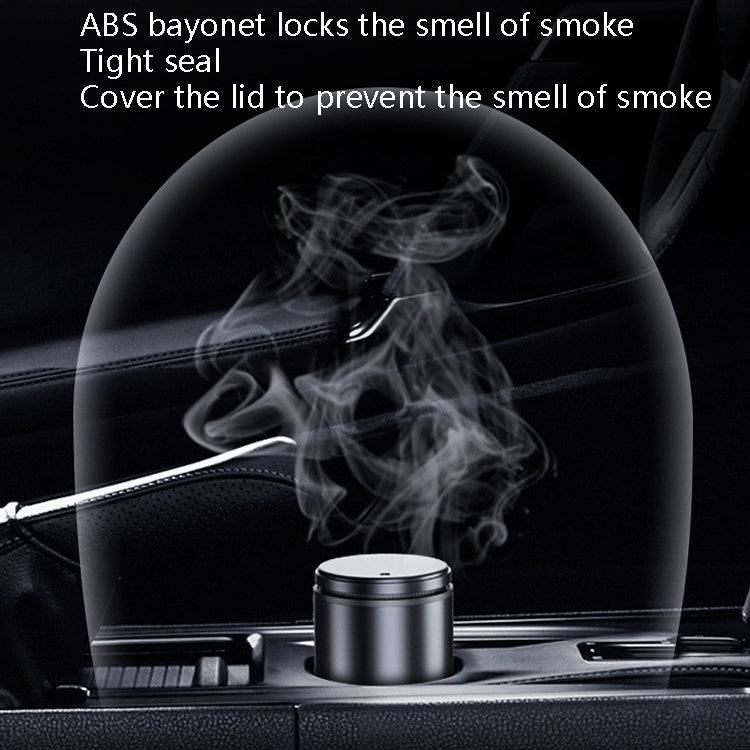 BEN.JACK Ashtray With Cover Personality Multi-Function Universal Car Ashtray(Red)