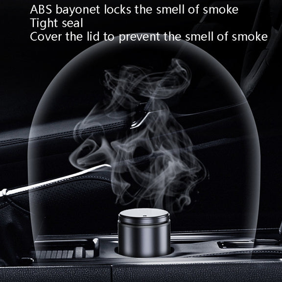 BEN.JACK Ashtray With Cover Personality Multi-Function Universal Car Ashtray(Red)