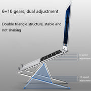 Oatsbasf Z02 Laptop Increasing Cooling Bracket Aluminum Alloy Desktop Adjustable Bracket(Silver)