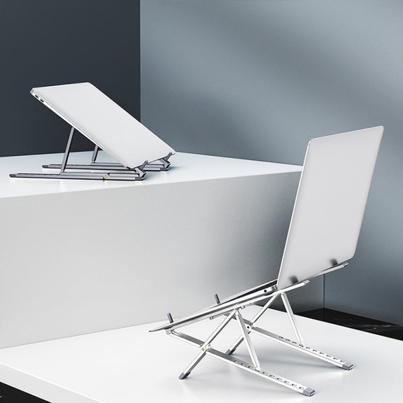 Oatsbasf Z02 Laptop Increasing Cooling Bracket Aluminum Alloy Desktop Adjustable Bracket(Gray)