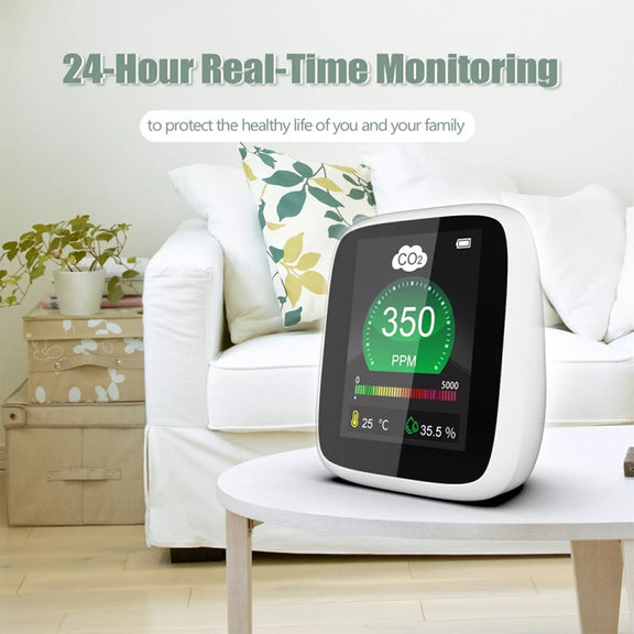 DM1308 CO2 Monitor Tester Indoor Air Quality 400-5000ppm Digital Carbon Dioxide Temperature Humidity NDIR Sensor