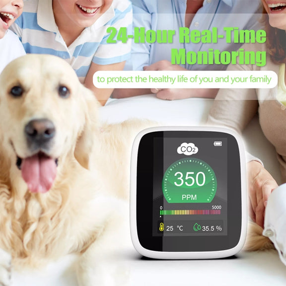 DM1308 CO2 Monitor Tester Indoor Air Quality 400-5000ppm Digital Carbon Dioxide Temperature Humidity NDIR Sensor