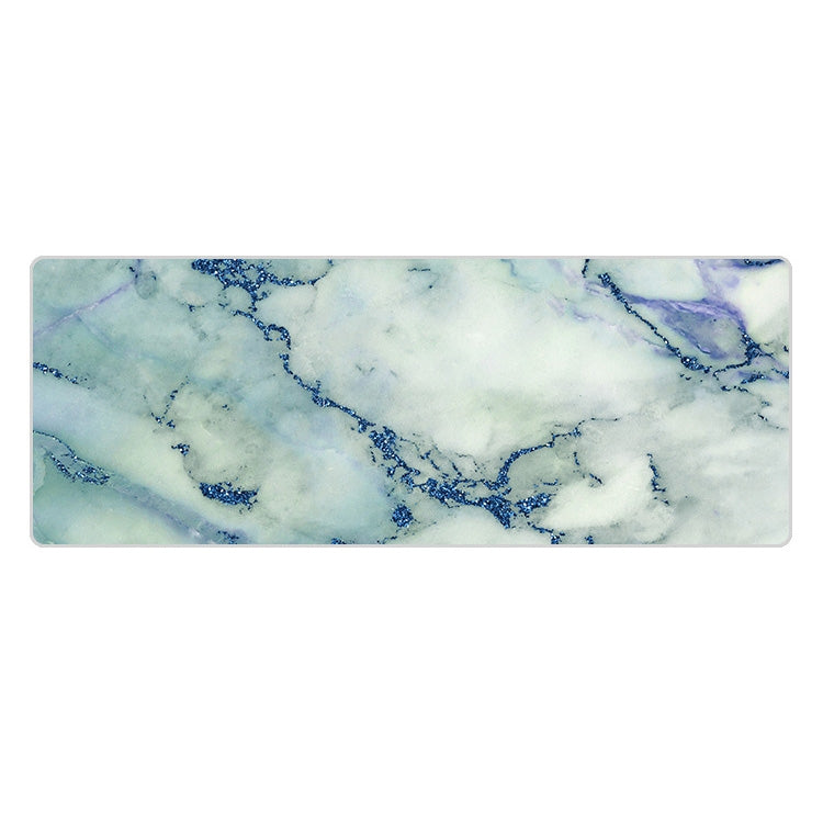 300x800x5mm Marbling Wear-Resistant Rubber Mouse Pad(Blue Crystal Marble)