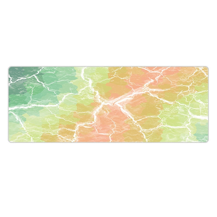 300x800x5mm Marbling Wear-Resistant Rubber Mouse Pad(Rainbow Marble)
