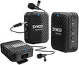 SYNCO Engragal  Wireless Microphone System 2.4GHz Interview Lavalier Lapel Mic Receiver Kit For Phones DSLR Tablet Camcorder,Configuration G1 (A2) - Microphone by PMC TechLife | Online Shopping South Africa | PMC TechLife | Buy Now Pay Later Mobicred