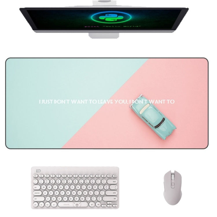 400x900x5mm AM-DM01 Rubber Protect The Wrist Anti-Slip Office Study Mouse Pad( 25)