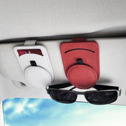 538 Car Glasses Clip Car Sun Visor Card Storage Clip(Black)