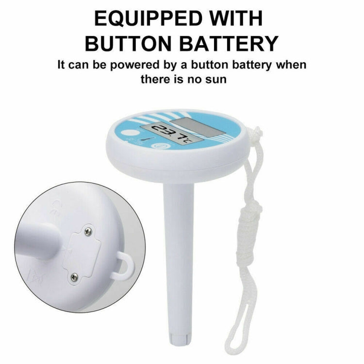 BL9057  Solar Swimming Pool Thermometer Swimming Pool Equipment Floating Water Thermometer with Digital Display Function(-20  -50 Celsius)