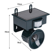 NY-2002 Solar Ultrasonic Mouse Repeller Animal Repeller Outdoor Water-resistant Bird Repeller(Green)