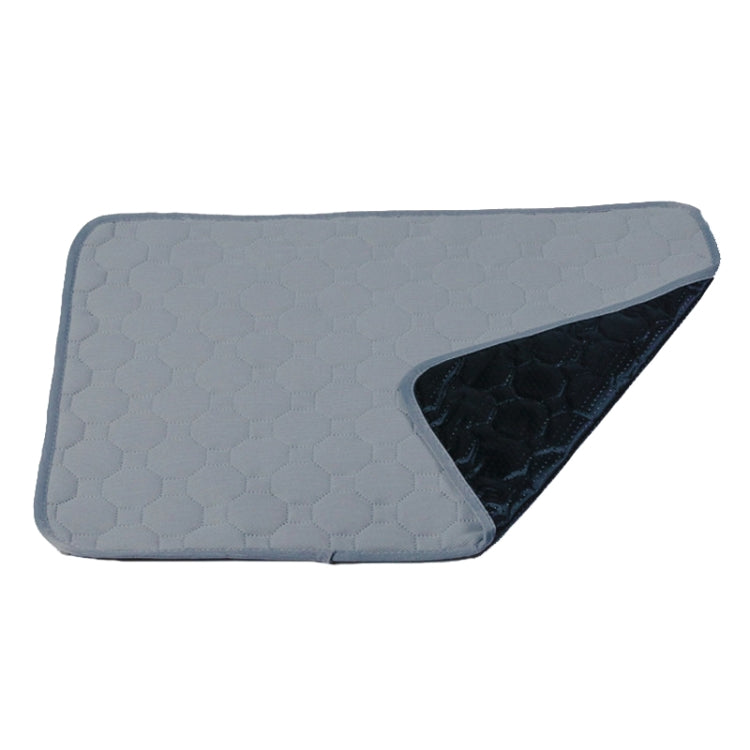 60x45cm Car Pet Injection Pad Water-resistant Pad Cat Dog Sofa Water-resistant Diapholic Carpet Water Absorbing Pad(Light Grey)