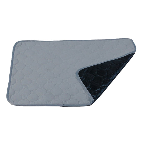 60x45cm Car Pet Injection Pad Water-resistant Pad Cat Dog Sofa Water-resistant Diapholic Carpet Water Absorbing Pad(Light Grey)