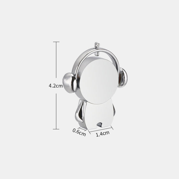 Y01 Metal Musician Car Cartoon Style U Disk, Capacity: 32GB(Silver)