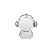 Y01 Metal Musician Car Cartoon Style U Disk, Capacity: 64GB(Silver)