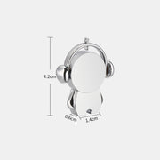 Y01 Metal Musician Car Cartoon Style U Disk, Capacity: 64GB(Silver)