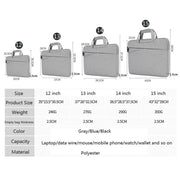 BUBM FMBX Laptop Liner Bag Business Computer Bag Large-Capacity Computer Handbag, Size: 11/12 inch(Gray)