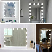 LED Makeup Mirror Light Beauty Fill Light Hand Sweep Sensor Mirror Front Light, Power source: 14 Bulbs(Natural White)