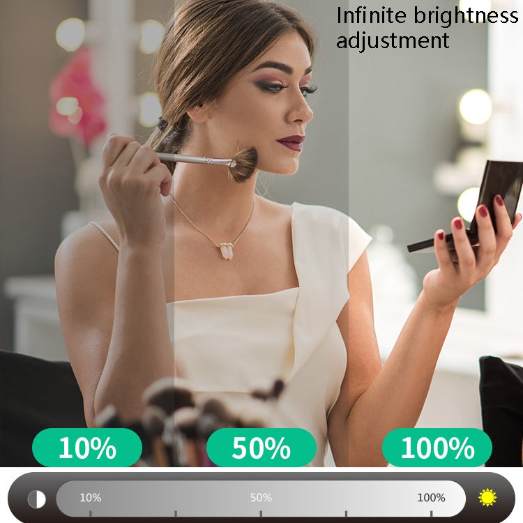 LED Makeup Lamp Mirror Front Beauty Fill Light Hand Sweep Sensation Lamp, Power source: 10 Bulbs