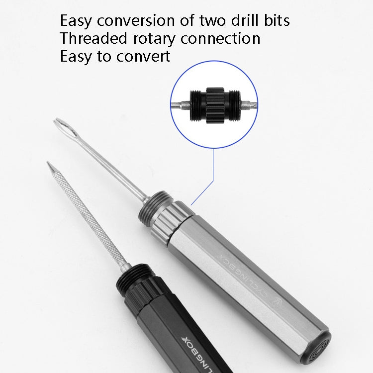 CYCLINGBOX Bicycle Repair Tool Portable Emergency Tire Strip Maintenance Tire Rod(Black)