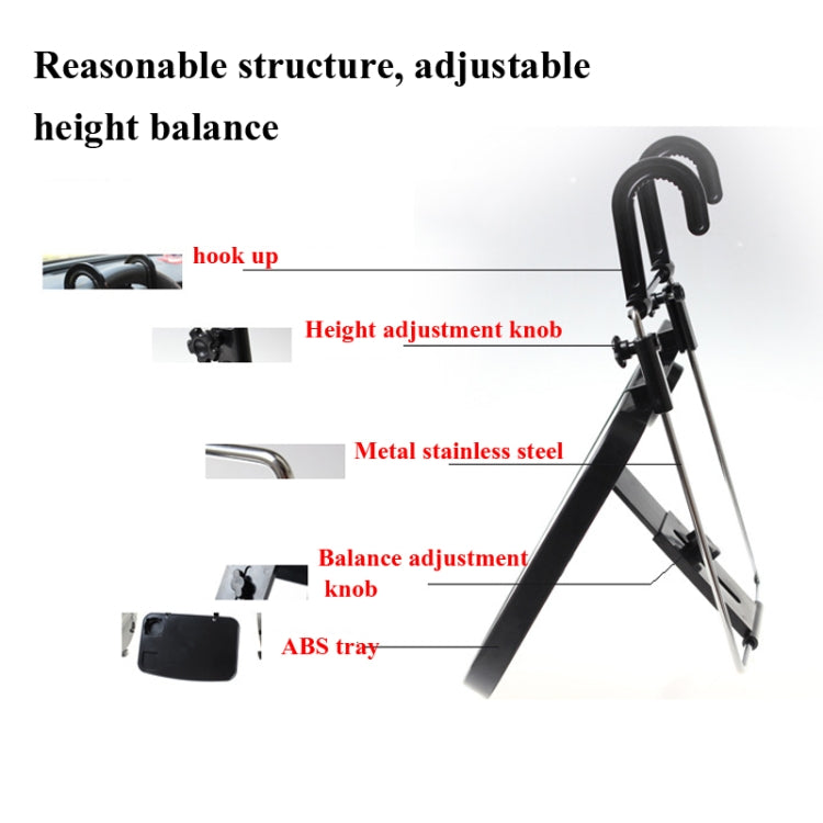SHUNWEI Car Computer Bracket Steering Wheel Bracket Car Meal Table Chair Back Bracket,Model: SD-1502B