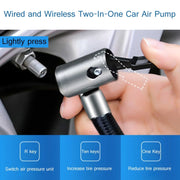 ST-797 DC12V 120W Car Air Pump Wired Wireless Two-In-One Digital Air Pump