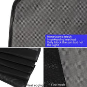 4 PCS Net Yarn Magnetic Suction Type Car Sunshade Curtain, Size: Front Row Arc