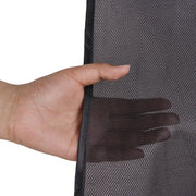 4 PCS Net Yarn Magnetic Suction Type Car Sunshade Curtain, Size: Thick Back Row Square