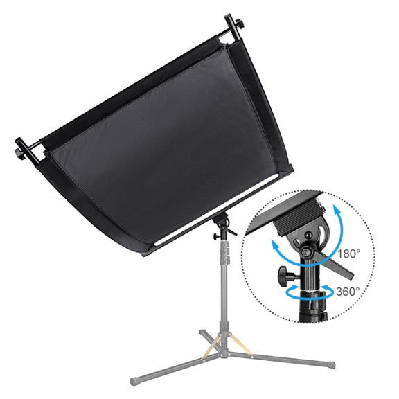 FOMITO U-Shaped Curved  Photo Studio Reflector Board 4 In 1 Gold Silver White Black Reflective Board