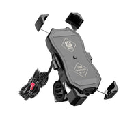 Kewig Motorcycle Outdoor Riding Four-Claw Fixed Mobile Phone Bracket QC3.0 Fast Charging Water-resistant Holder(M11-B)