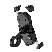 Kewig Motorcycle Outdoor Riding Four-Claw Fixed Mobile Phone Bracket QC3.0 Fast Charging Water-resistant Holder(M11-B)