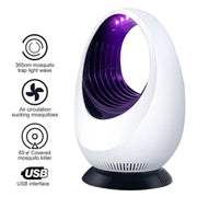 168 LED Photocatalyst Mosquito Killer Lamp Household Mosquito Catching Lamp(White)
