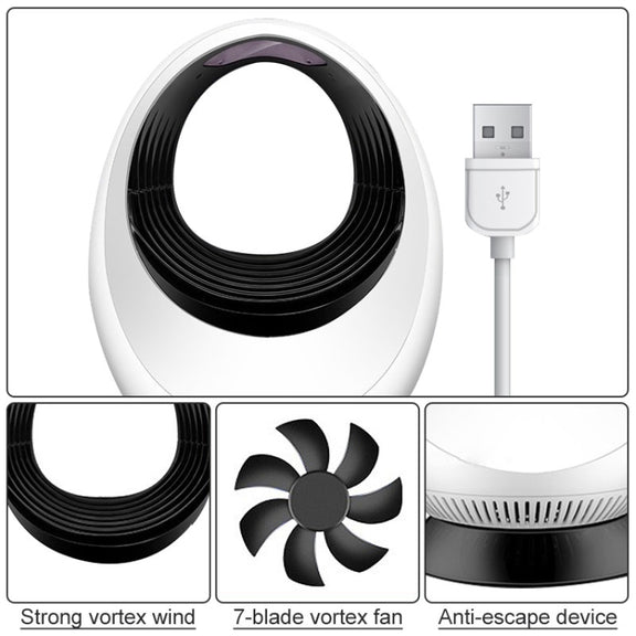 168 LED Photocatalyst Mosquito Killer Lamp Household Mosquito Catching Lamp(White)