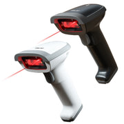 Deli 14881S Handheld Scanner Supermarket Express Single Wireless Scanner(White)