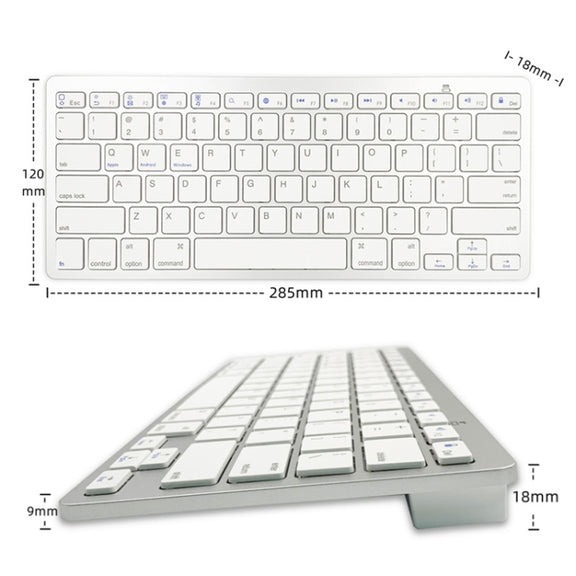 X5 Bluetooth 3.0 Wireless 78 Keys Foreign Language Small Language Keyboard(Thai)