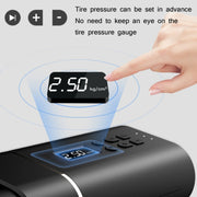 YANTU A31 Car Smart Digital Display Air Pump Electric Portable Tire Pump, Specification��� Wireless Version Black