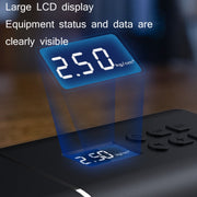 YANTU A31 Car Smart Digital Display Air Pump Electric Portable Tire Pump, Specification��� Wireless Version Black