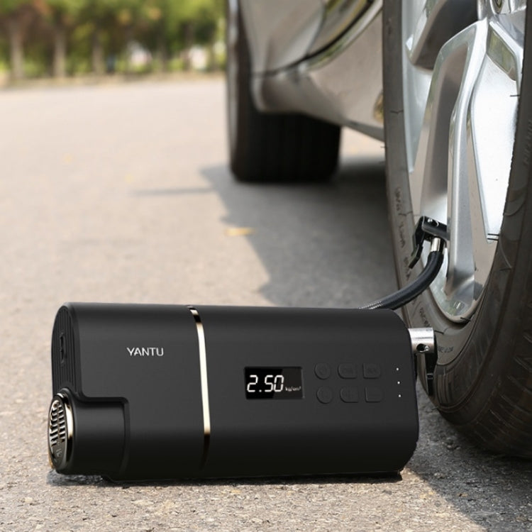 YANTU A31 Car Smart Digital Display Air Pump Electric Portable Tire Pump, Specification��� Wireless Version Black