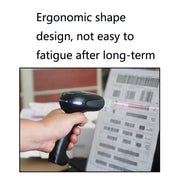 NETUM F5 Anti-Slip And Anti-Vibration Barcode Scanner, Model: Wired Laser