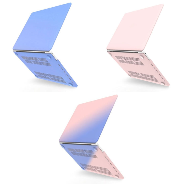 Hollow Style Cream Style Laptop Plastic Protective Case For MacBook Pro 13 A2251 & A2289 & A2338 2020(Tranquil Blue)