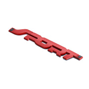 6 PCS  Metal 3D Stereo Car Sticker Modified Sport Tail Sticker Body Sticker(Red)
