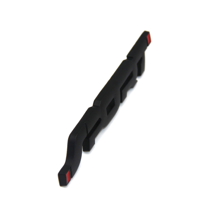 6 PCS  Metal 3D Stereo Car Sticker Modified Sport Tail Sticker Body Sticker(Red)