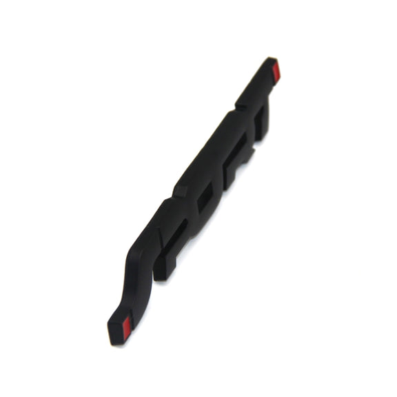 6 PCS  Metal 3D Stereo Car Sticker Modified Sport Tail Sticker Body Sticker(Black)